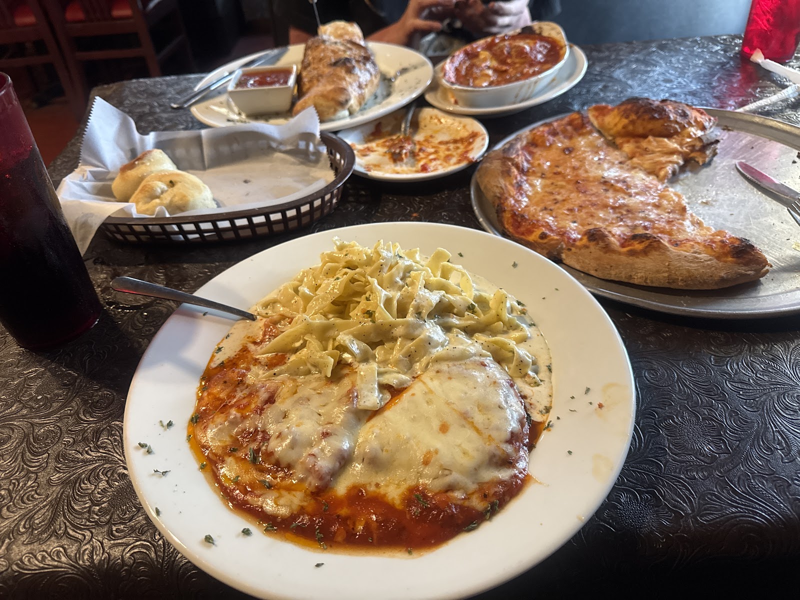 Inside Luigi's Italian Restaurant